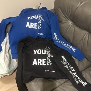 Kids Inspirational Hoodie - Blue or Black